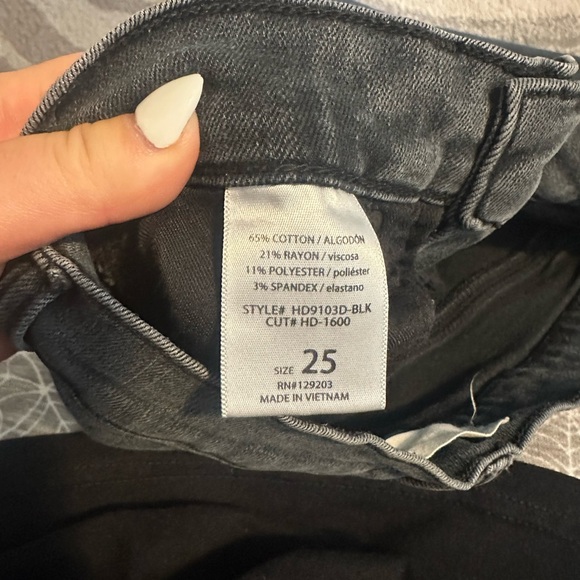 ALTAR’D STATE BLACK WIDE LEG JEANS - Picture 3 of 4